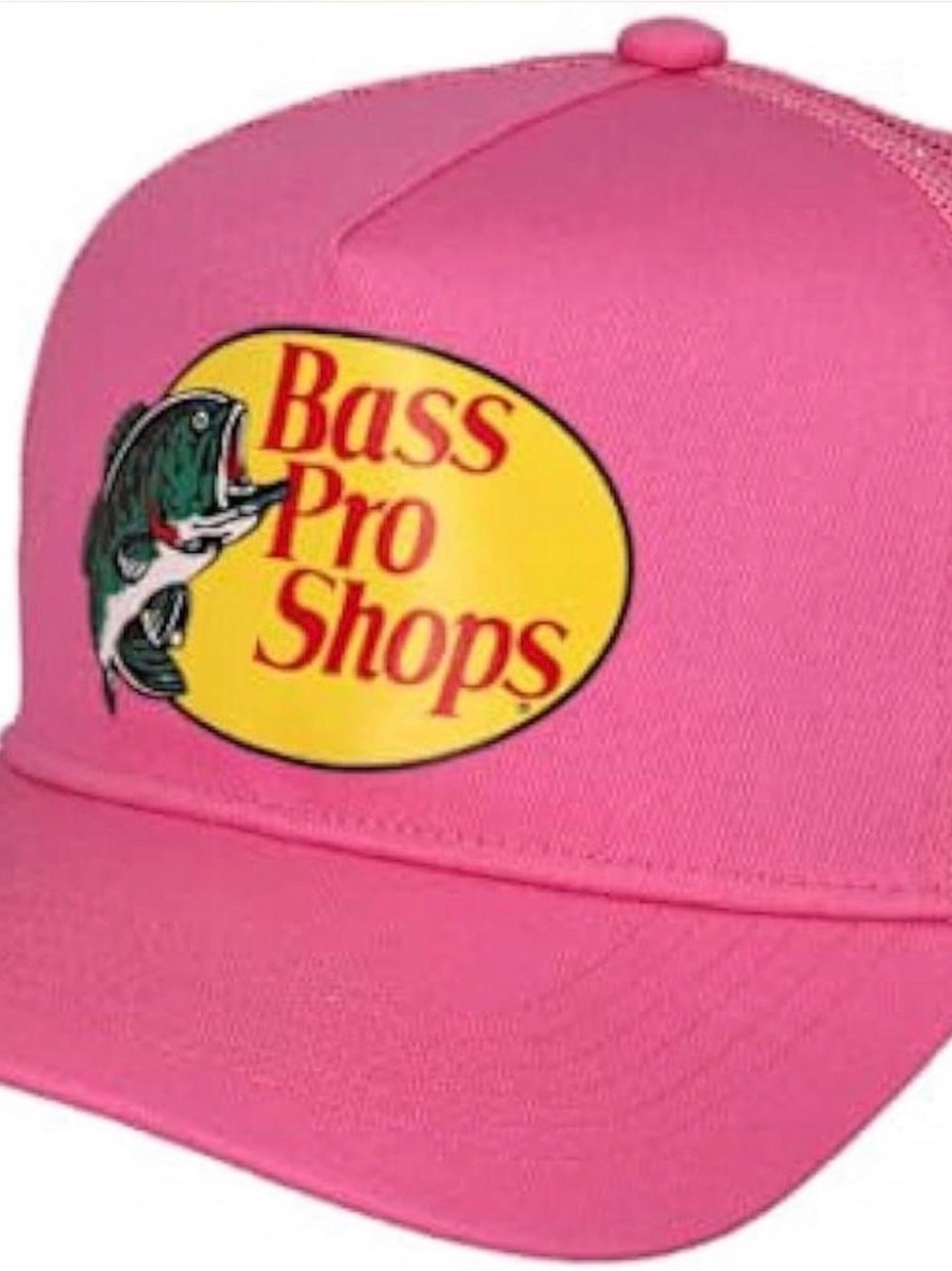 Bass Pro Shops Pink Logo Trucker Hat